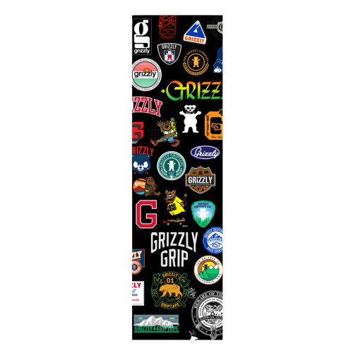 GRIZZLY Patchwork Griptape Sheet 9 x 33