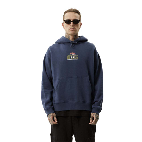 AFENDS Let it Grow Pull On Hoodie Navy