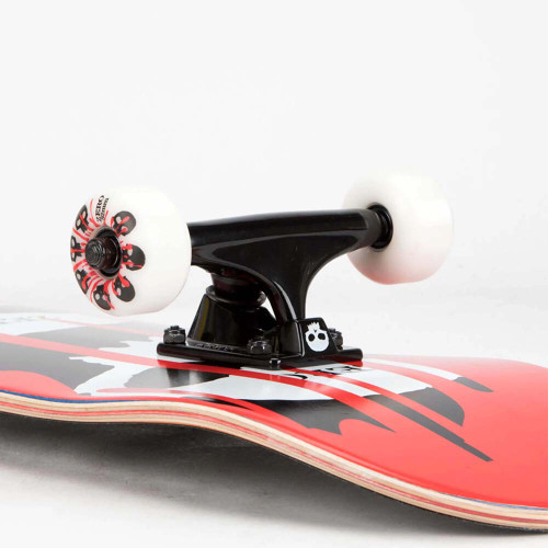 ZERO 3 Skull Blood Complete Mini Skateboard Black/White/Red 8.1