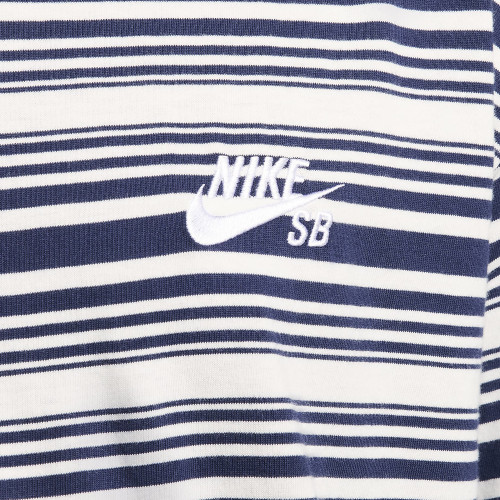 NIKE SB M90 Striped Tee Midnight Navy