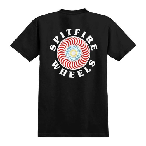 SPITFIRE OG Classic Youth Tee Black/Red