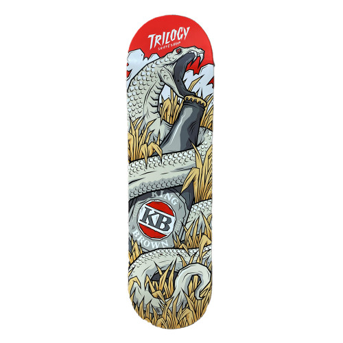 TRILOGY King Brown Skateboard Deck 8.25