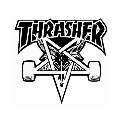 THRASHER Skate Goat Sticker Lagre 22cm