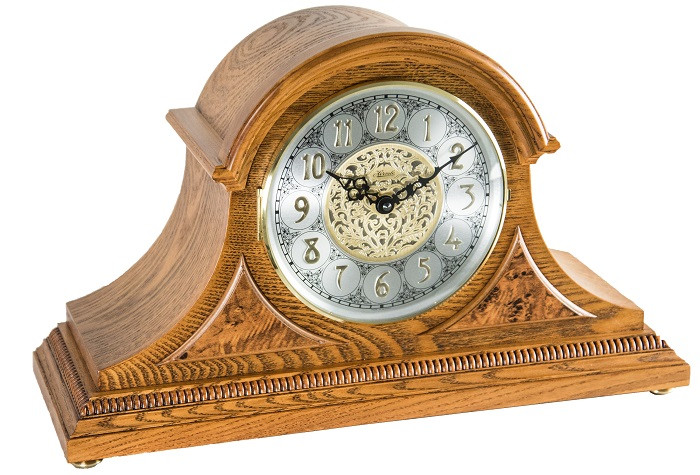 Chiming Mantel Clock 21130-I9Q Amelia (Light Oak finish) by Hermle