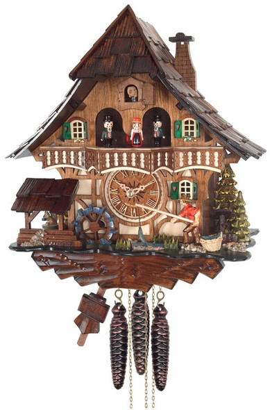 One-Day Musical Cuckoo Clock MD416-13