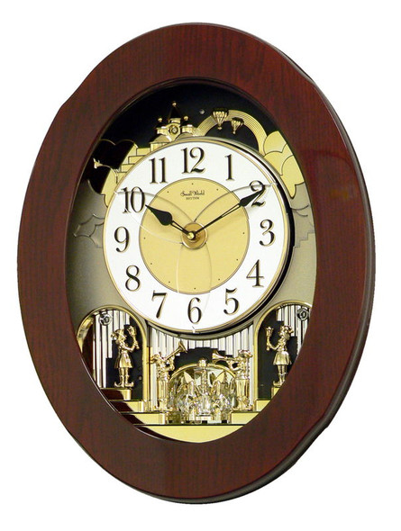 Rhythm Grand Nostalgia Entertainer Wall Clock