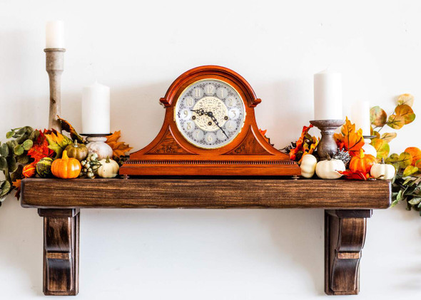 Hermle Amelia Mantel Clock 21130-N90340 Room Setting