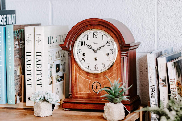 Chiming Mantel Clock 22877-07Q Clearbrook by Hermle