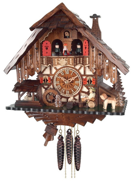 One-Day Musical Cuckoo Clock MD414-14