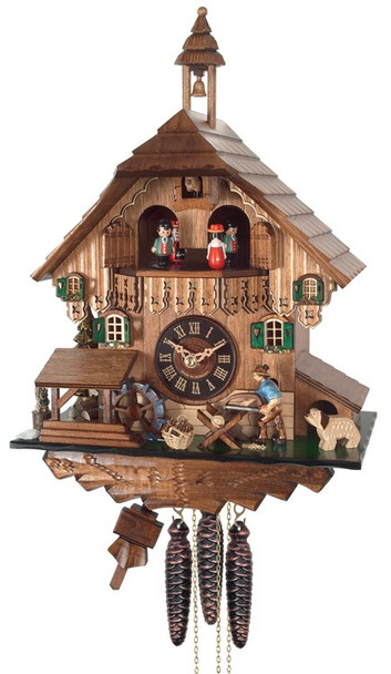 One-Day Musical Cuckoo Clock MD434-13