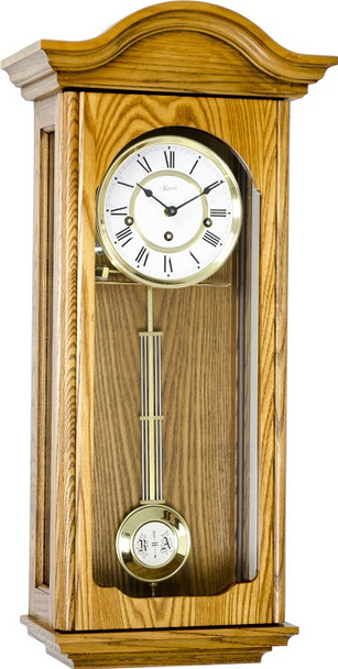 Hermle Key-Wound Wall Clock 70815-i90341 Brooke