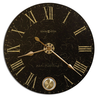 Howard Miller ミニチュアクロック ゴールド/ブラック Wall Clocks 620-474 | Oversized Howard Miller London Night