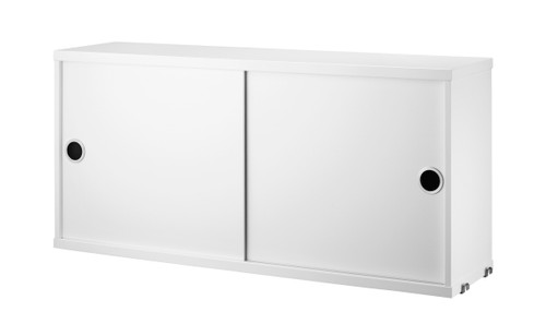 Cabinet with Sliding Doors w78 x d20 x h37 cm