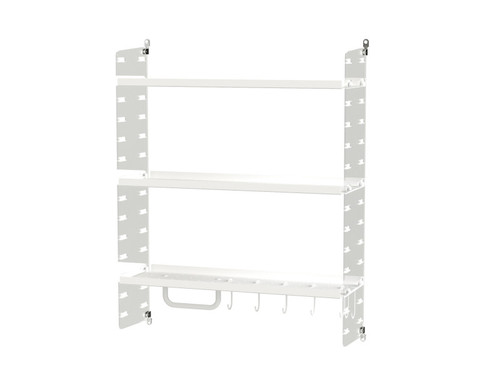 Bathroom H Clear perspex/White