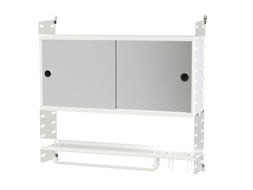 Bathroom B Clear perspex/White