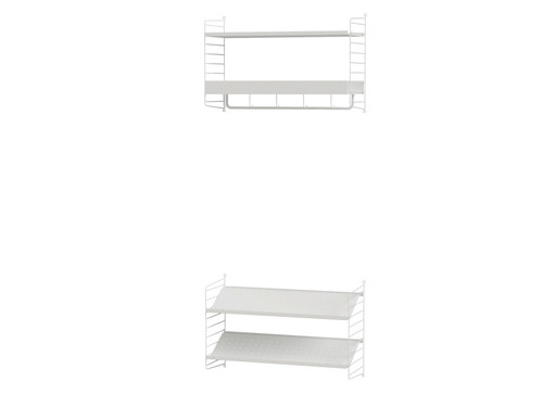 Hallway Q White/White Hallway Q White/White