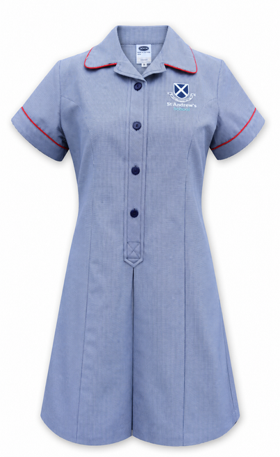 Deluxe Dress - Navy/White Check [SASzGDRS]