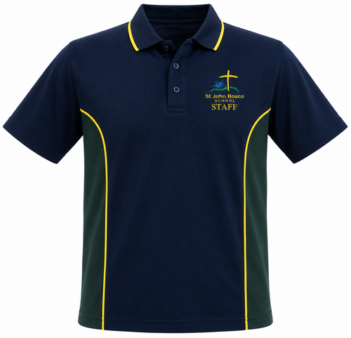 Short Sleeve Staff Polo - Ink/Forest [3219-57]