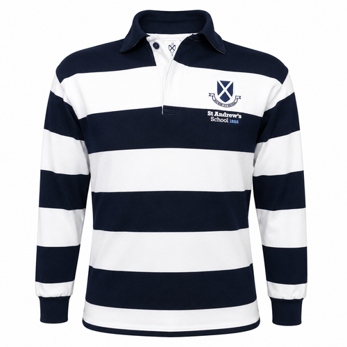Striped Rugby Top - Ink Navy/White Stripe [SAS UJMPRU/2023-27]