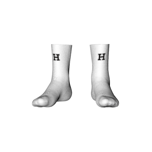 P.E. Sports Socks - White [2013-34]