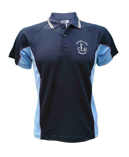 Short Sleeved Polo - Ink Navy/Sky [CGP UPOL/2051E-27]