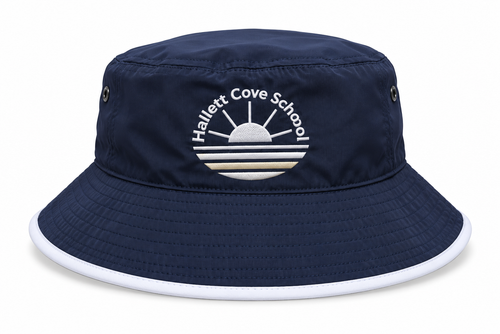 HallettC Bucket Hat - Navy/White [HCS XHTBKT]