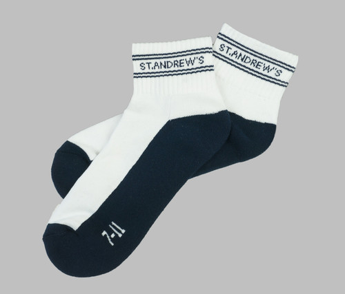 1/4 Sport Sock - White/Navy [2023-86]