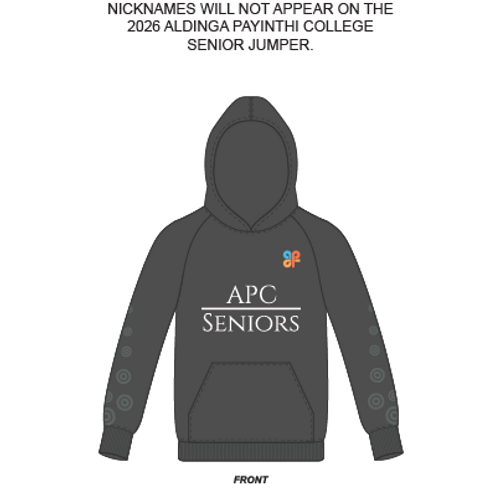 2026 Senior Jumper - Charcoal Marle [3902-19]