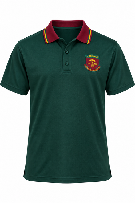 Urrbrae AHS Polo S/S Unisex - Forest [UAH UPOL]