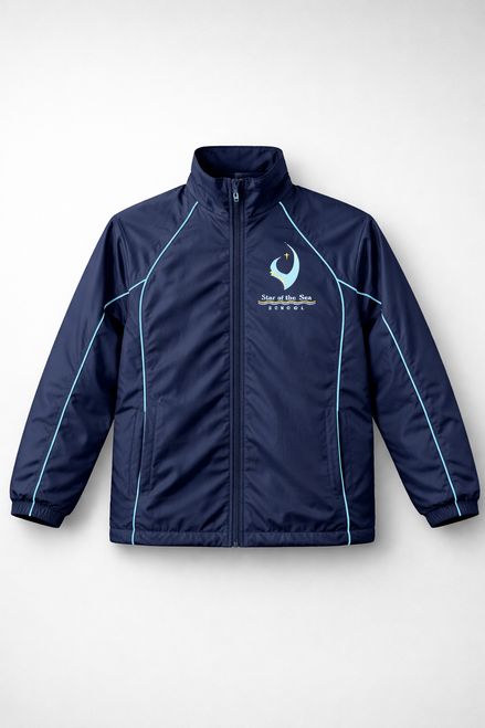 Microfibre Jkt w/Fleece Lining - Navy/Sky [STS UTKTPL]