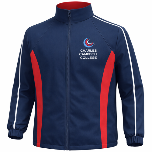 Fleece Lined Jacket - Navy/Red/White [CHC UTKTPL]