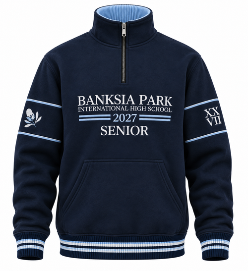 2027 Senior Quarter Zip - Ink/Sky [3011-51]