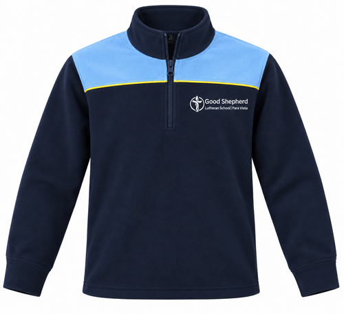 Quarter Zip Jumper - Navy/Sky [2040SS-11]