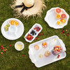 Juliska B & T Melamine Triple Section Server