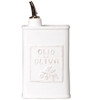 Vietri Lastra White Olive Oil Can