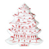 Juliska Country Estate Ruby Winter Frolic Tree Platter - "12 Days of Christmas"