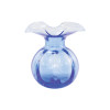 Vietri Hibiscus Glass Bud Vase Cobalt