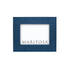 Mariposa Indigo Faux Grasscloth 4 x 6 Frame