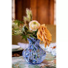 Juliska Puro Glass BLUE 6" Vase
