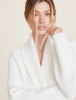 Barefoot Dreams Eco Cozychic Ribbed Robe in Pearl