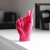 Candlehand FINGER HEART Hand Gesture Pink