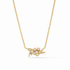 Julie Vos Laurel Delicate Necklace CZ