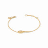 Julie Vos Tennis Racquet Delicate Bracelet CZ