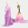 PyroPet Einar UNICORN Skeleton Candle Lilac