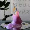 PyroPet Einar UNICORN Skeleton Candle Lilac