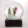 CoolSnowGlobes Skiers Snow Globe