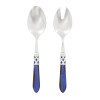 Vietri Aladdin Brilliant Blue Salad Serving Set