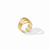Julie Vos Wave Ring - Gold