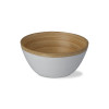 Small Bamboo Bowl White Multi