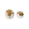 Juliska Forest Walk Pumpkin S & P Set Gold